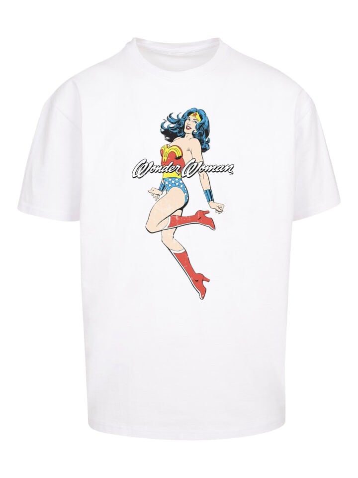 

Футболка F4NT4STIC Wonder Woman Jump, белый