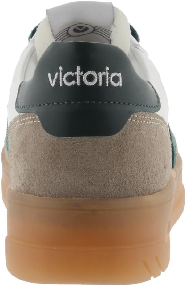 Кроссовки Victoria Unisex-Adult Seul Leather/Suede Caramel, зеленый — фото 3