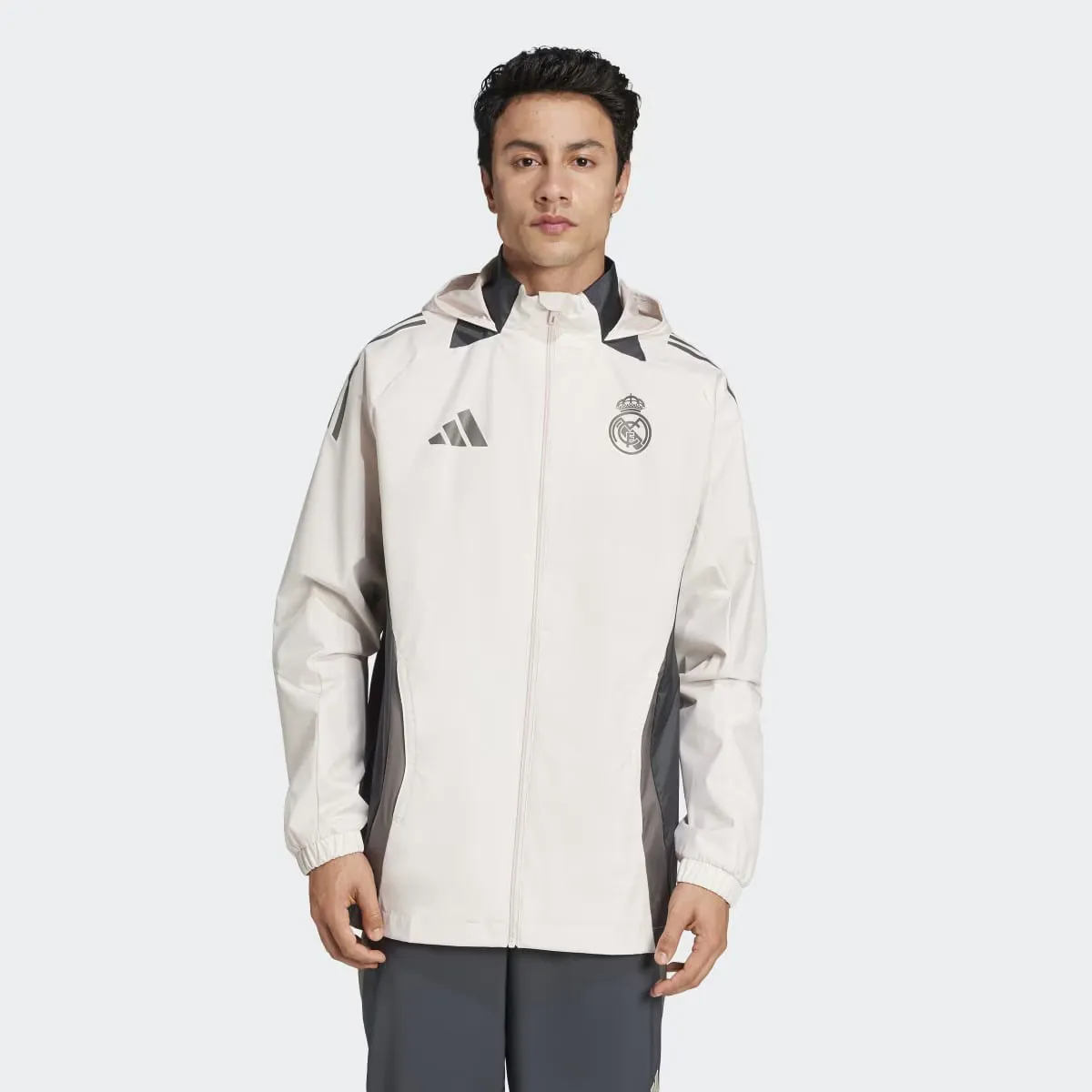 

Реал Мадрид Tiro 24 Competition Всепогодная мужская куртка Adidas, цвет Rosa