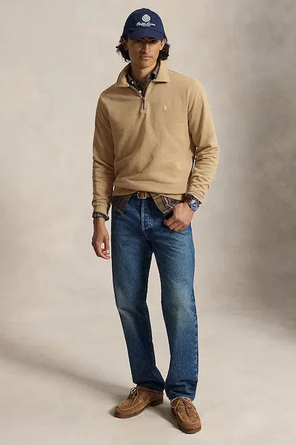 Свитер классический Polo Ralph Lauren, коричневый — фото 3