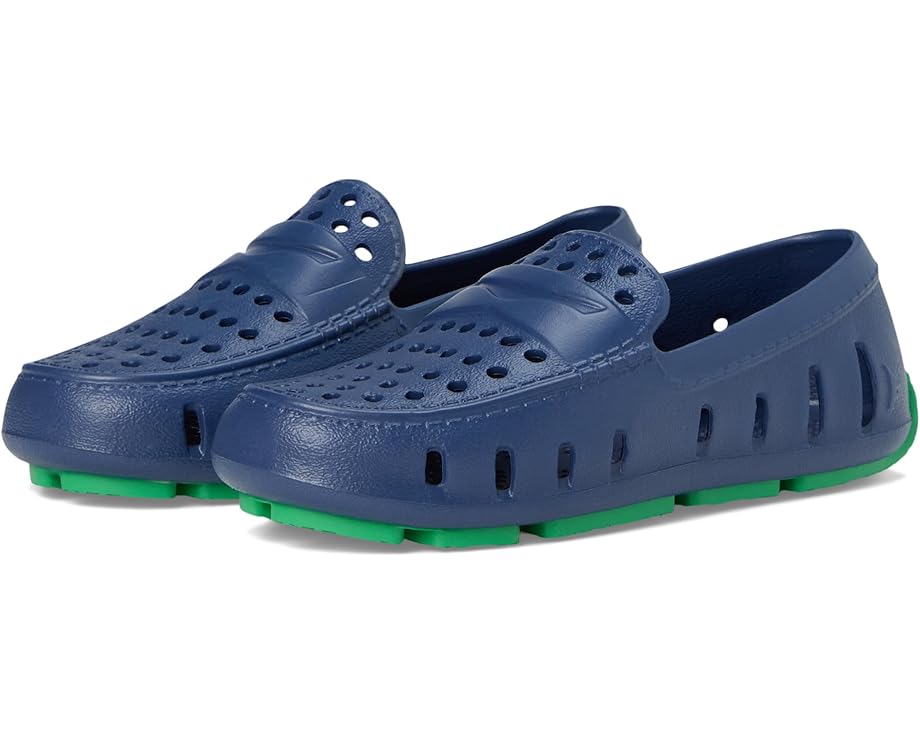 

Детские лоферы Floafers Prodigy Driver (Toddler/Little Kid/Big Kid) Floafers Kids, Navy Peony/Turf Green