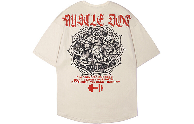 

Футболка унисекс Muscle Dog, Хаки