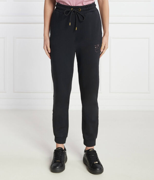 

Брюки женские Pinko спортивные на кулиске, черный