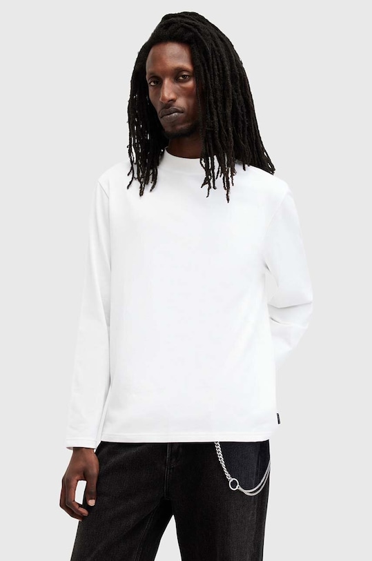 

Хлопковая толстовка NERO Allsaints, белый