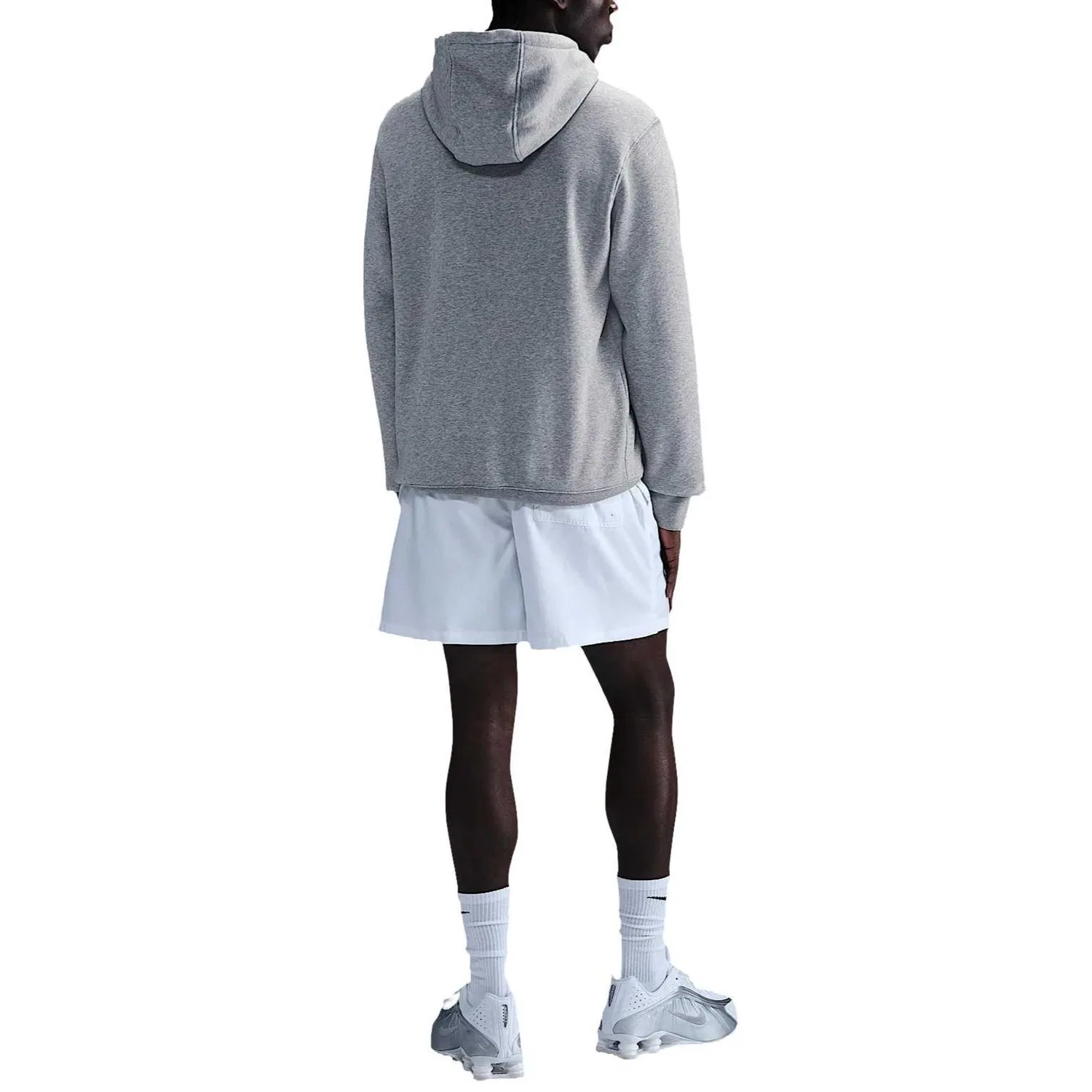 Толстовка на молнии Nike Club Gray — фото 3