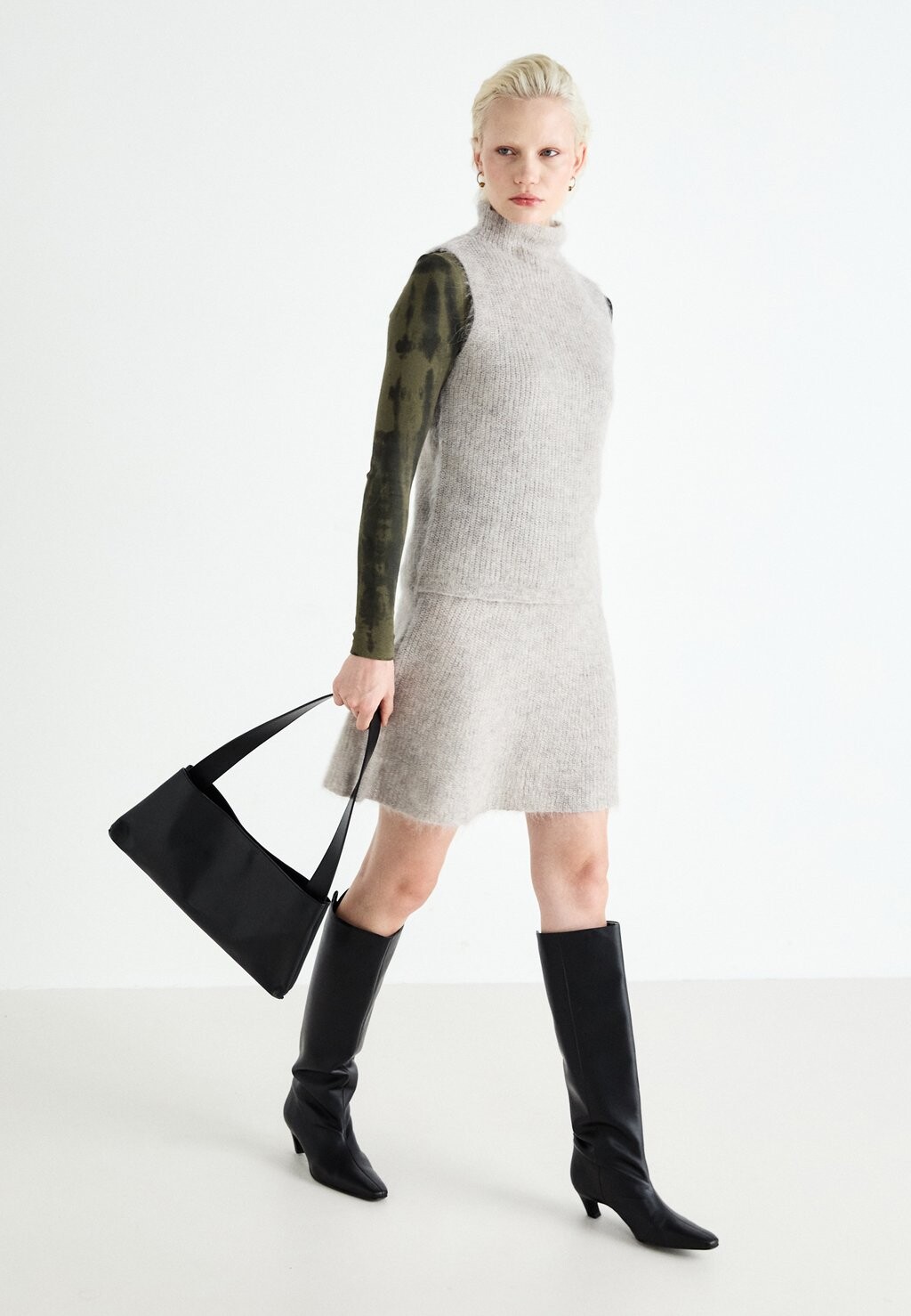 

Юбка А-силуэта SLFEMILI SKIRT Selected Femme, бежевый