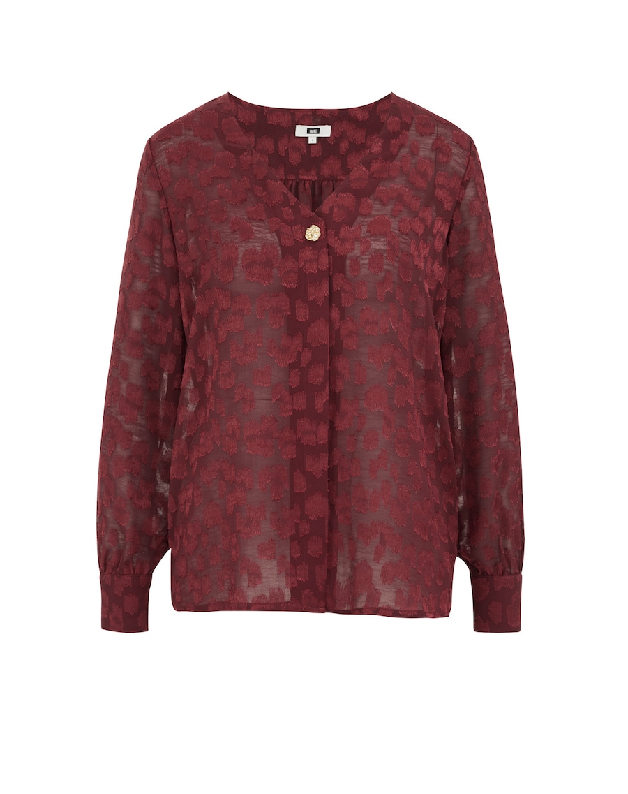 

Блуза WE Fashion, темно-красный