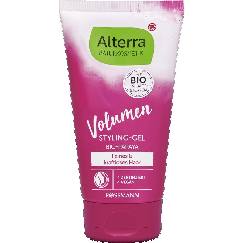 

Гель для укладки органическая папайя и бамбук Alterra NATURKOSMETIK, 150 ml