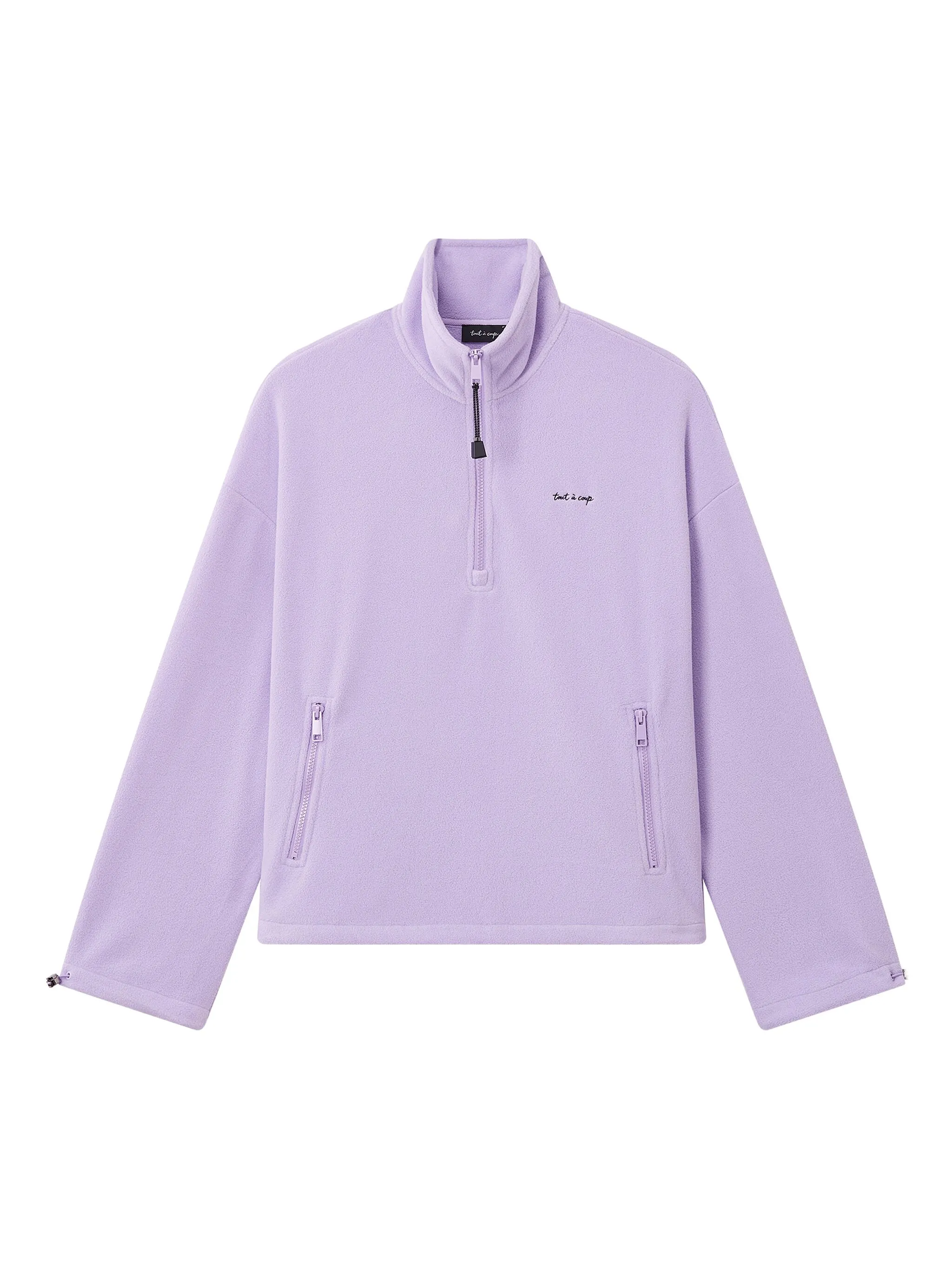 

Толстовка с воротником на молнии Tout A Coup, фиолетовый