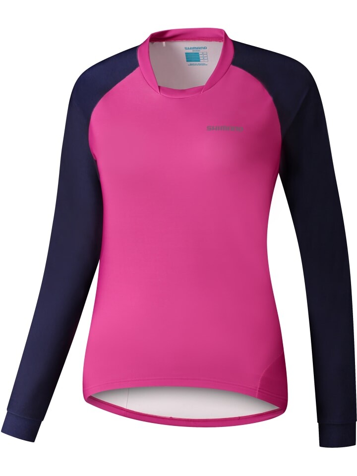 

Лонгслив SHIMANO Long Sleeve Jersey Woman's SAIKO warm, розовый