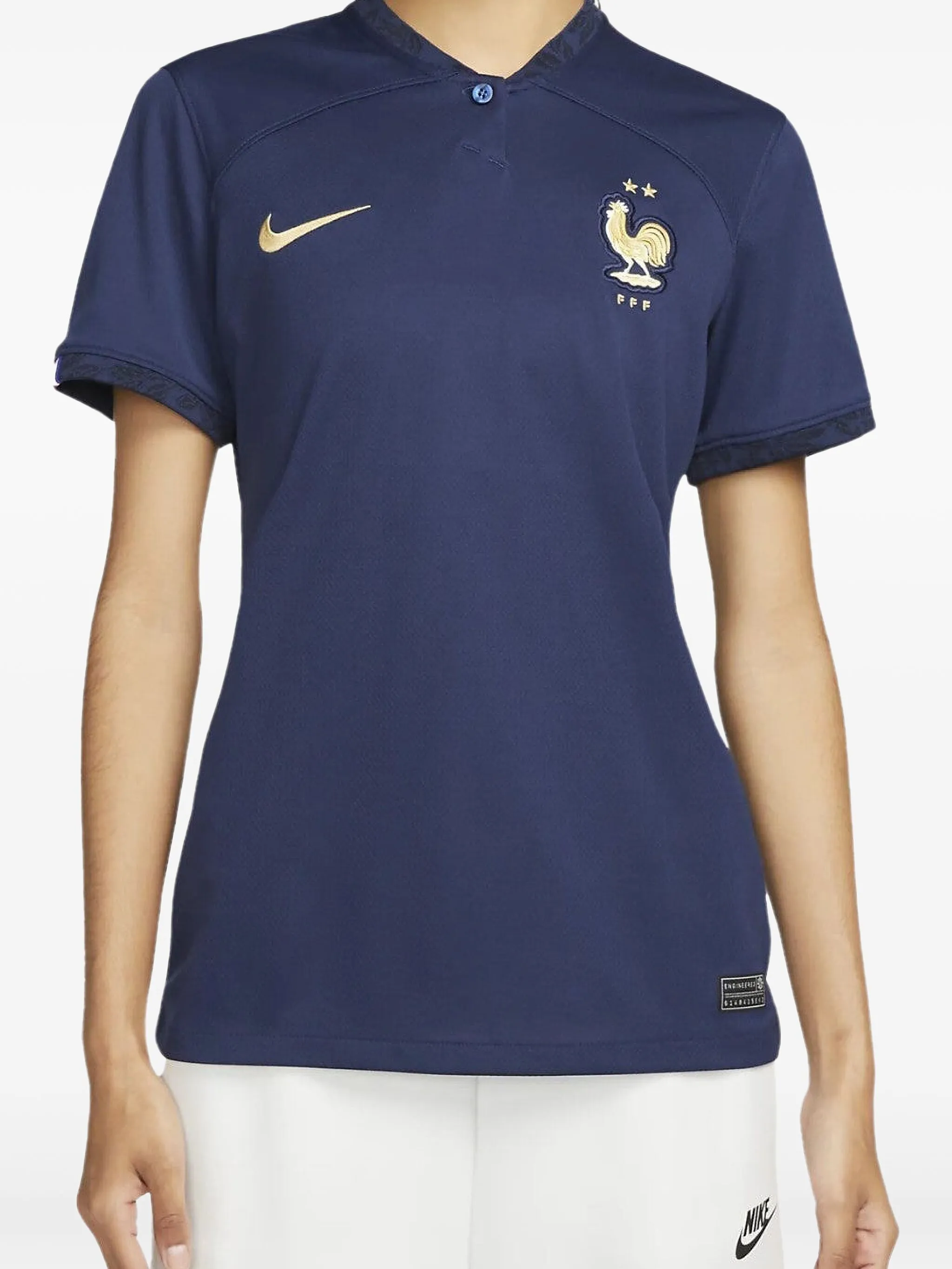 

Футболка FFF 22/23 Stadium Home Dri-FIT Midnight Navy/Metallic Nike, синий