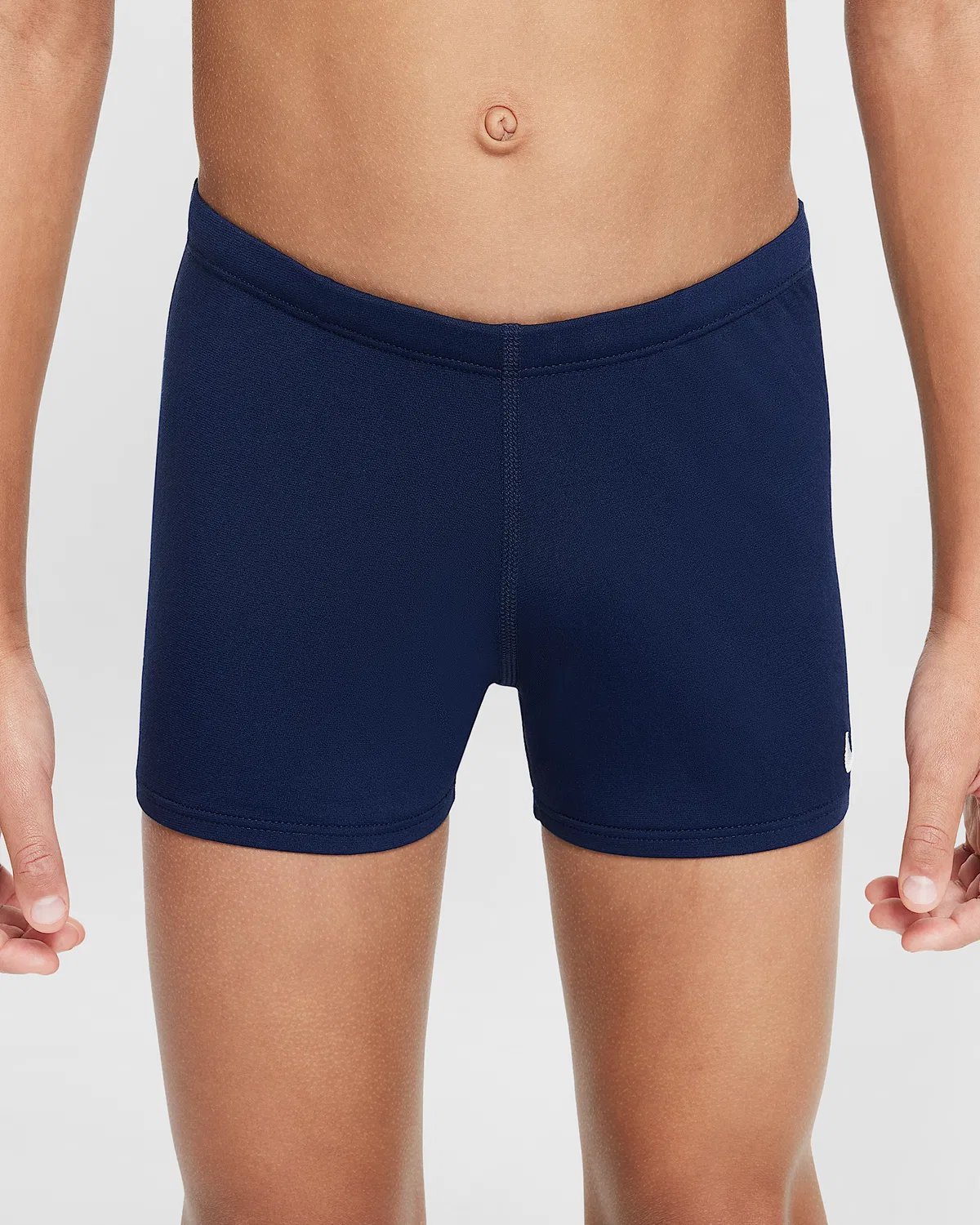Детские (мальчиковые) плавки Nike Swim HydraStrong с квадратными штанинами, Midnight Navy — фото 2