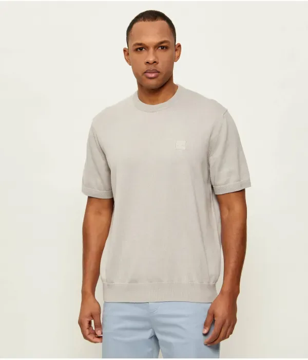 Свитер Каначо regular fit Boss Orange, серый