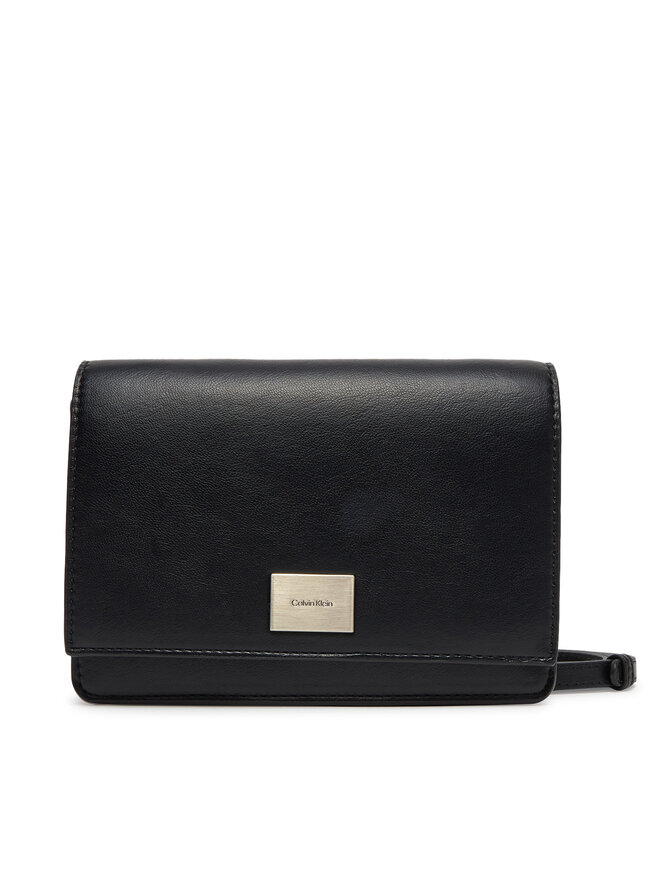 

Сумка Hardware Flap Crossbody K60K612967 Calvin Klein, черный