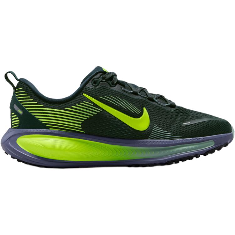 Nike Vomero 18: Детские Беговые Кроссовки (Черный/Зеленый) — фото 3