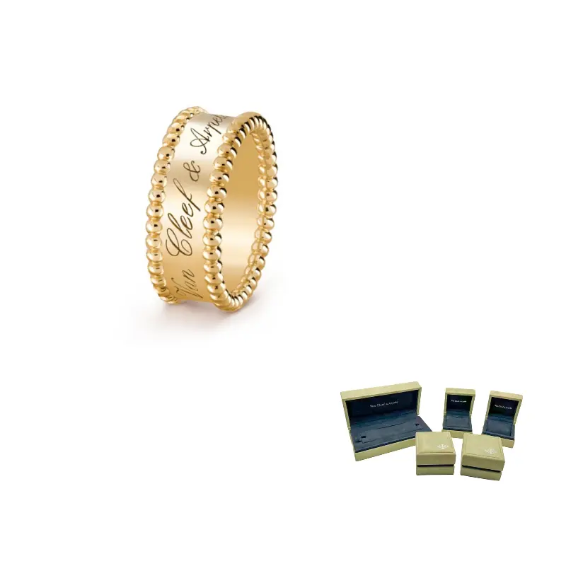 

Van Cleef & Arpels Кольцо 2010-х годов из розового золота 18 карат Perlée