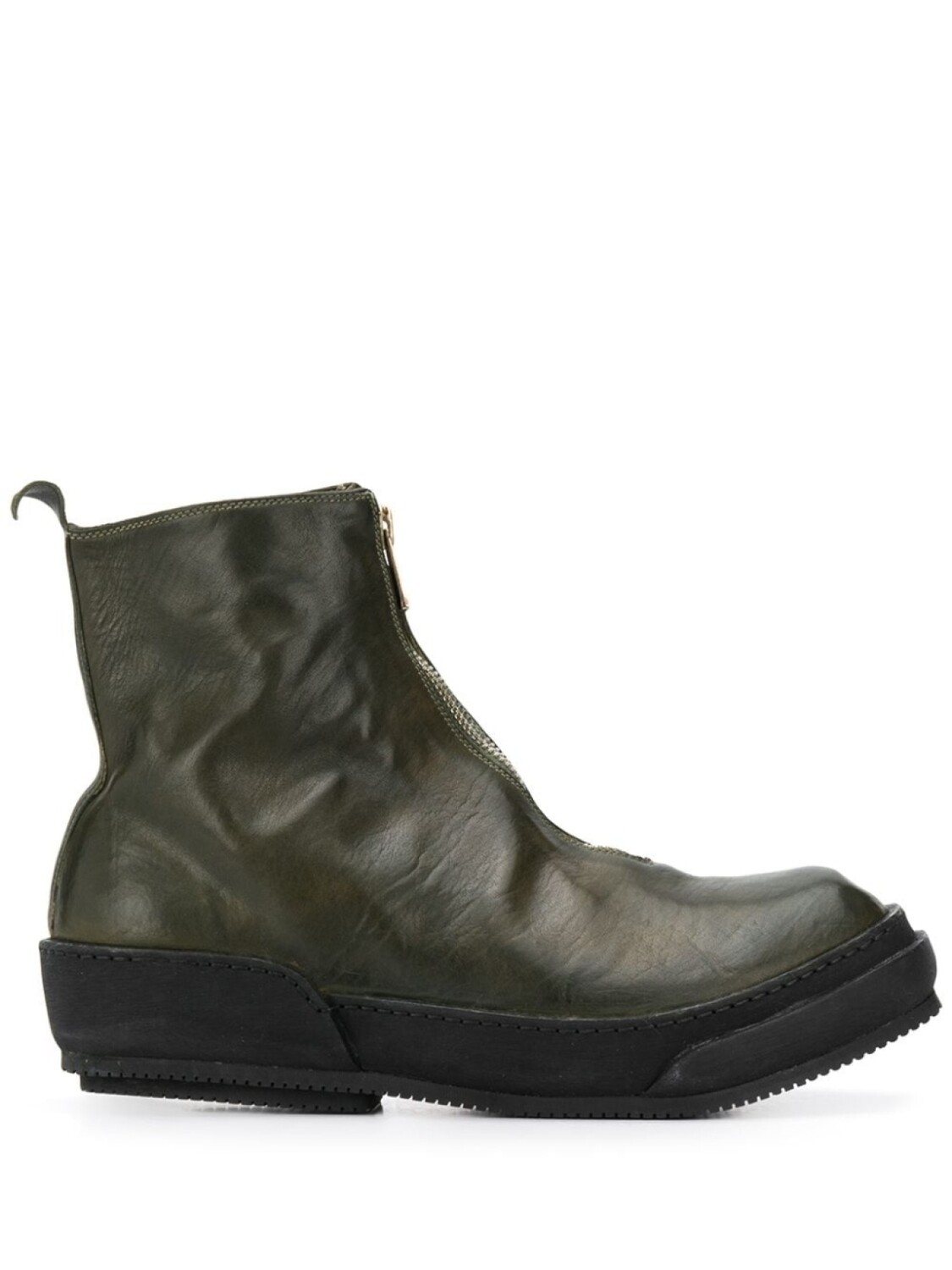 

Guidi ботинки с эффектом кракле, зеленый