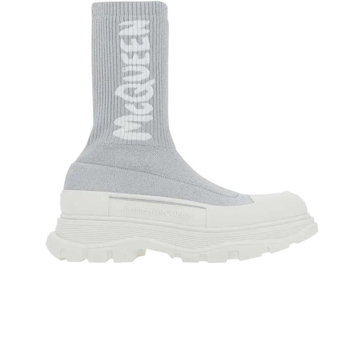 Ботинки Alexander McQueen Wmns Tread Slick Boot, серый