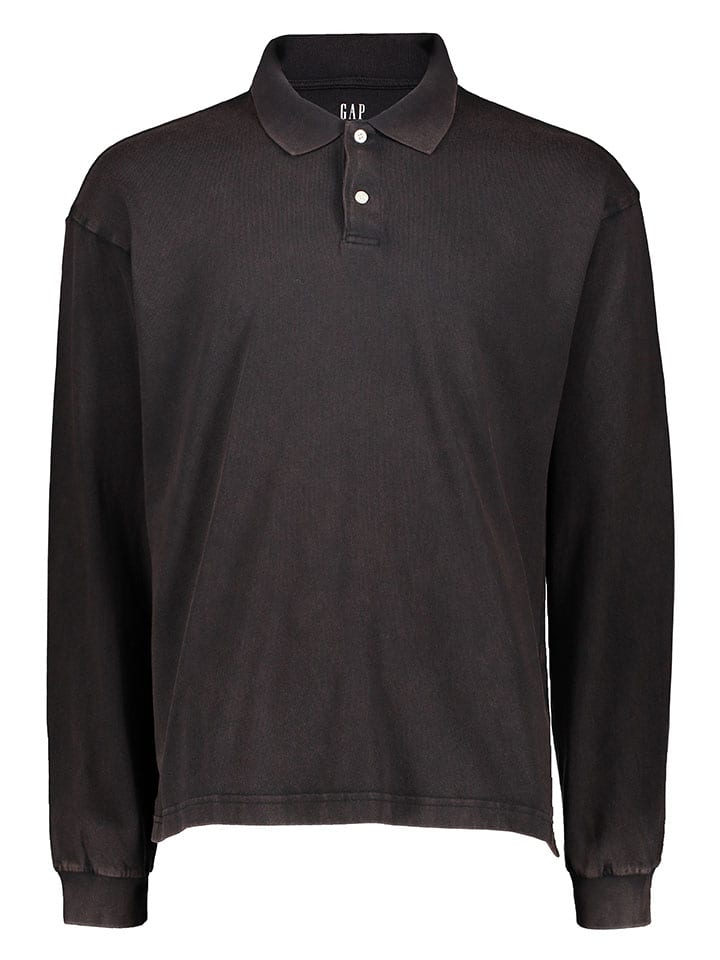 

GAP Черная рубашка поло, Черный, GAP Черная рубашка поло