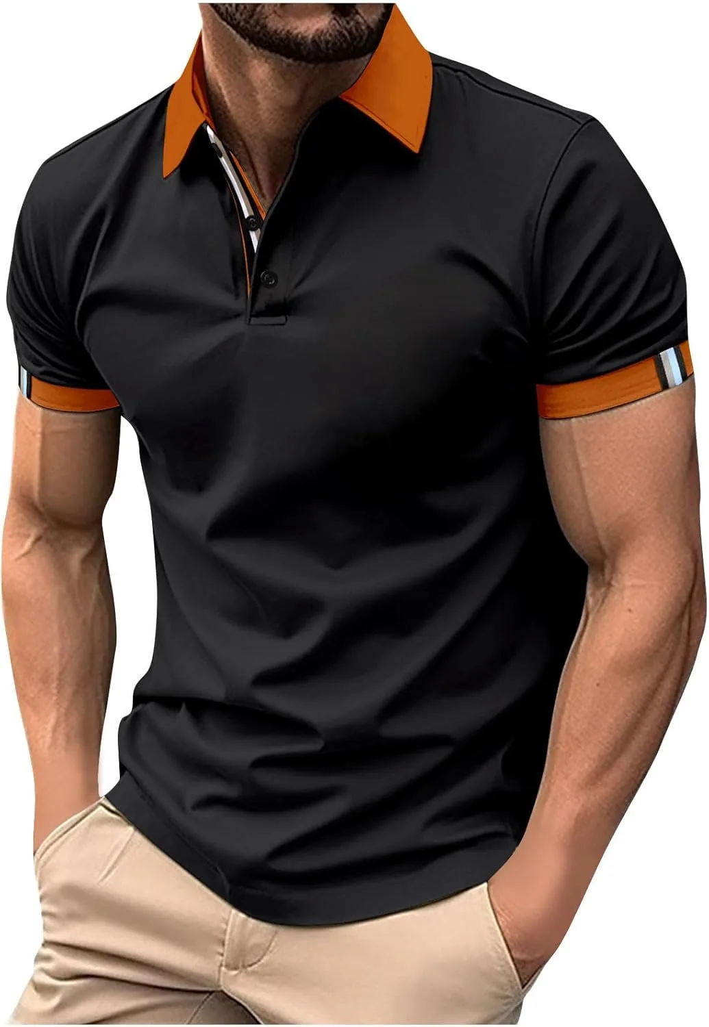 

Мужская футболка с коротким рукавом Slim Fit из хлопка