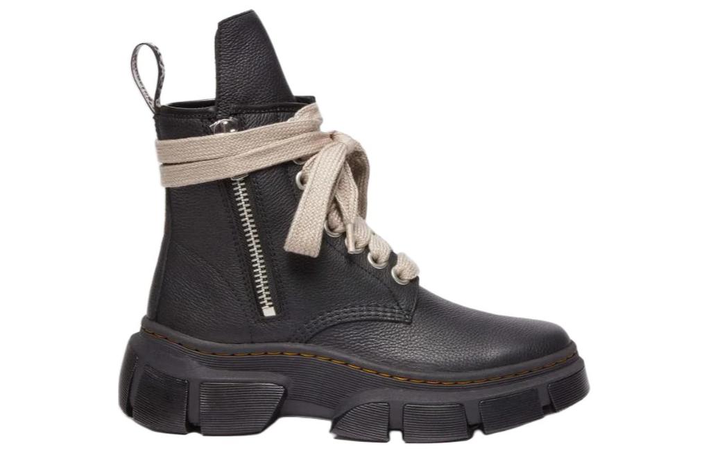 Кроссовки Dr. Martens x Rick Owens 1460 DMXL Jumbo Lace Boots 'Black Beige' — фото 2