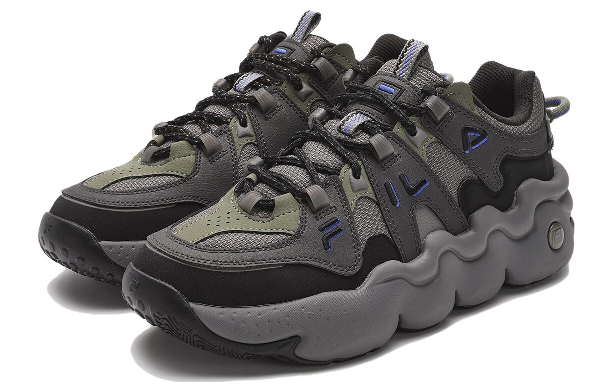 Мужские баскетбольные кроссовки FILA Panini Vintage, Black/Gray — фото 3