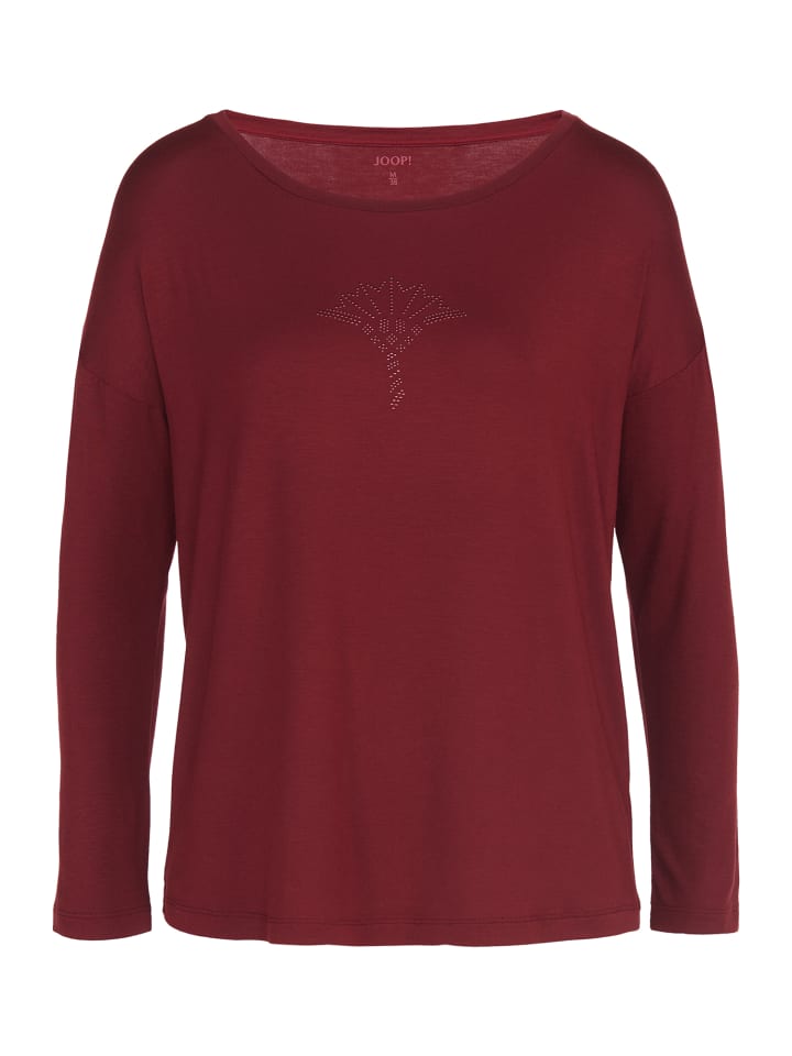 

JOOP! Лонгслив Luxe темно-красного цвета