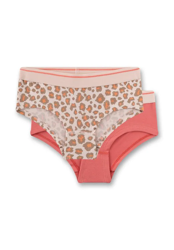 Трусики hipster doppelpack с леопардовым принтом Sanetta, Orange