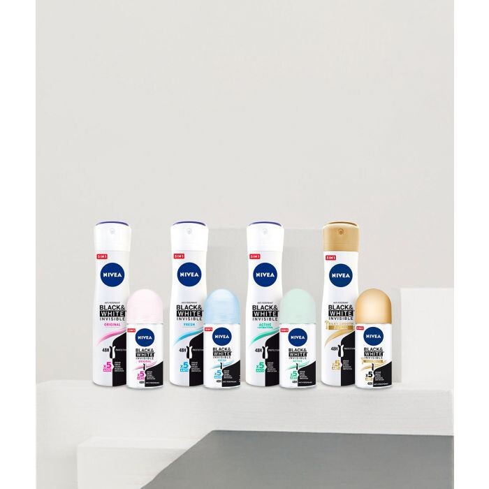 

Дезодорант Invisible For Black & White Active Desodorante Spray Nivea, 200 ml