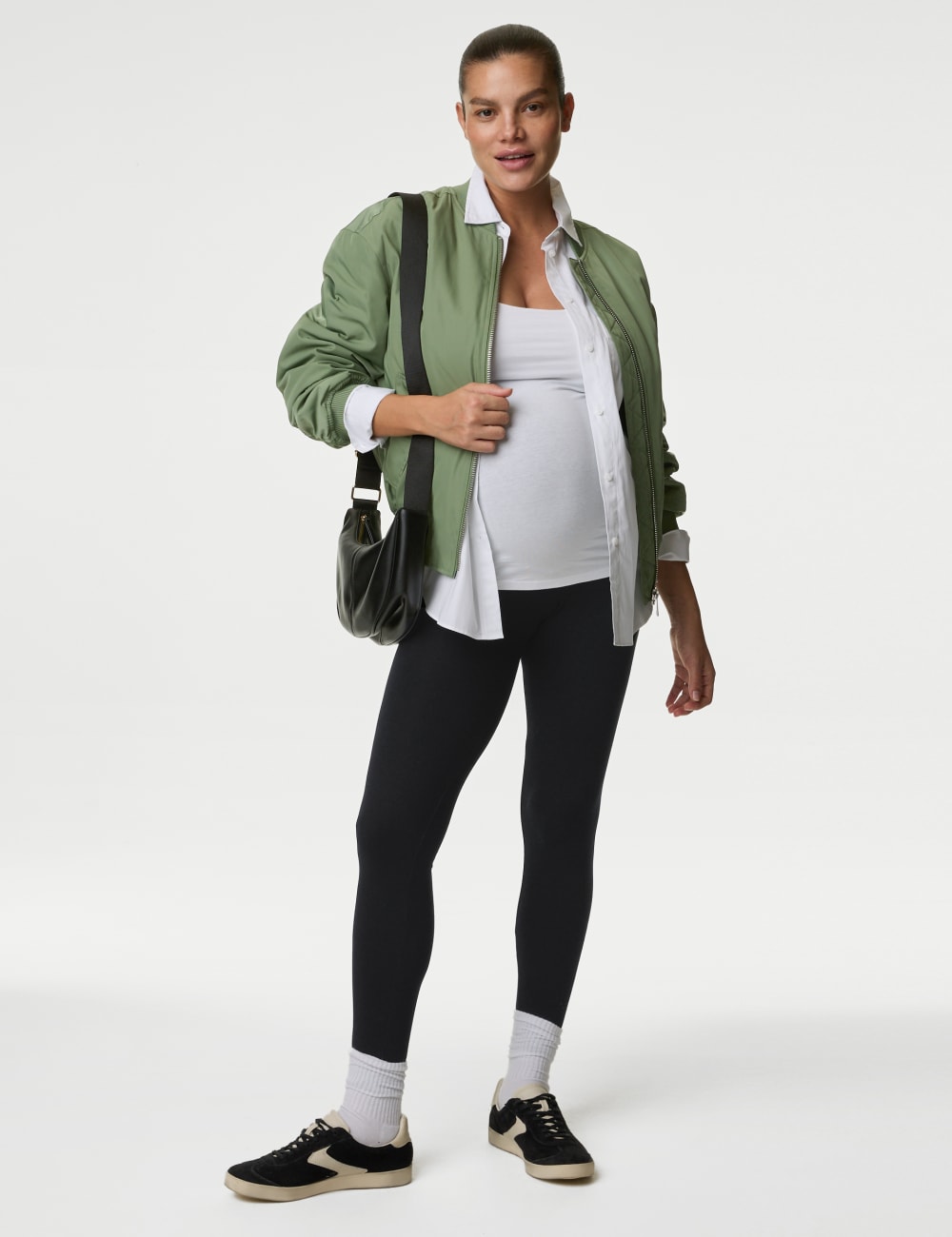 

Леггинсы для беременных Over Bump Marks & Spencer, черный
