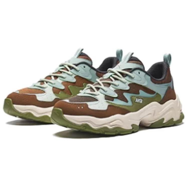 ANTA Кроссовки Meteorite 2 Cushioning Low top Casual мужские коричневые зеленые синие — фото 3