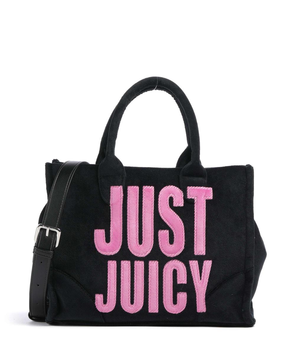 

Ирис патч бархат м сумка полиэстер Juicy Couture, черный