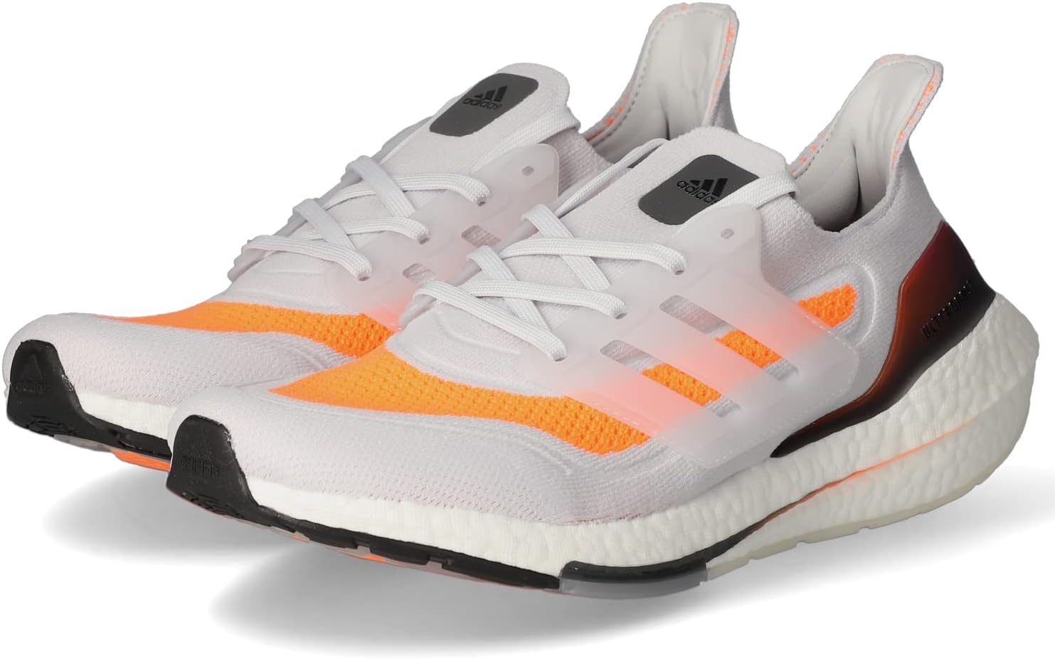 Мужские кроссовки Adidas Ultraboost 21, оранжевый/серый — фото 2