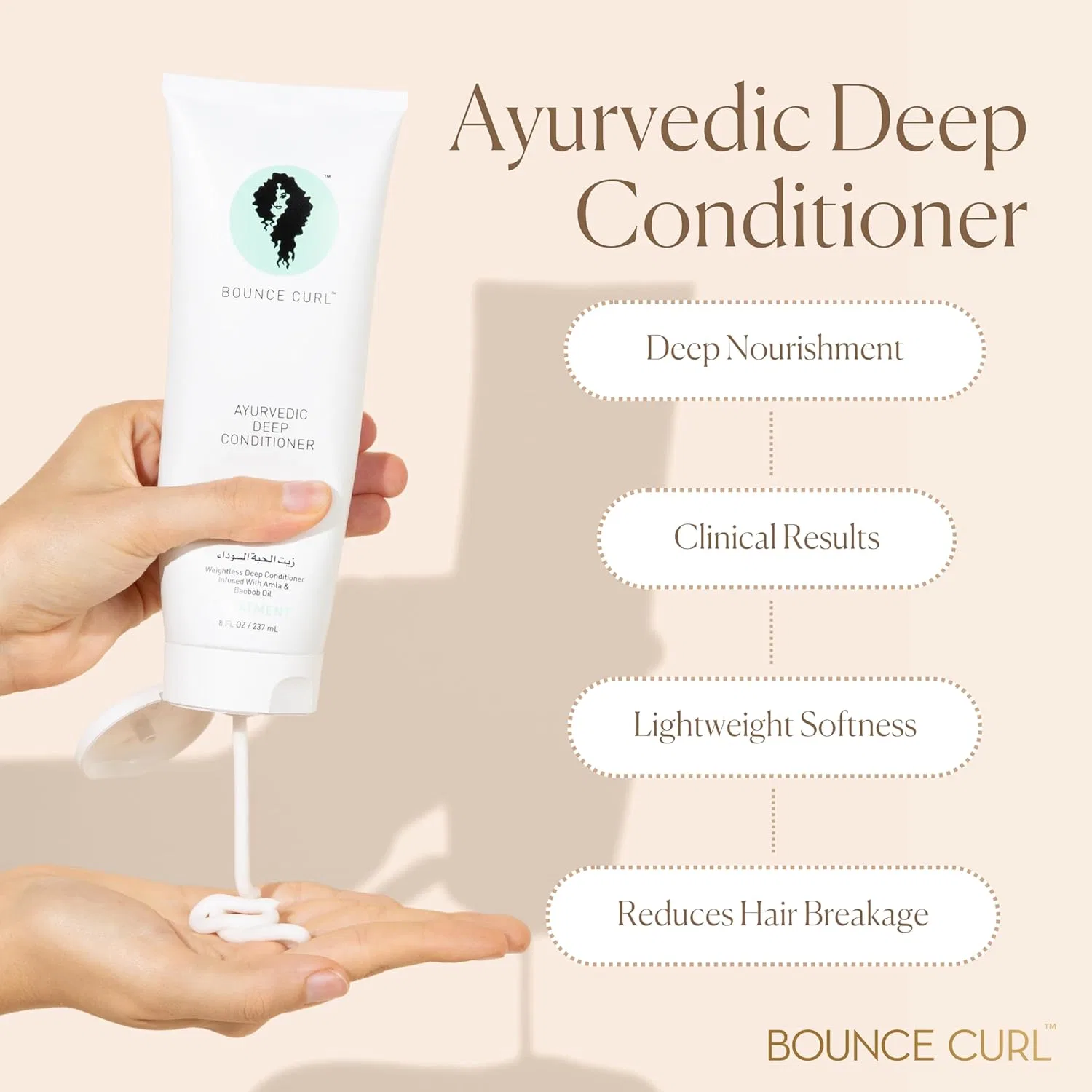 Аюрведический глубокий кондиционер Bounce Curl Ayurvedic Deep Conditioner 237 мл Bounce Curl — фото 2