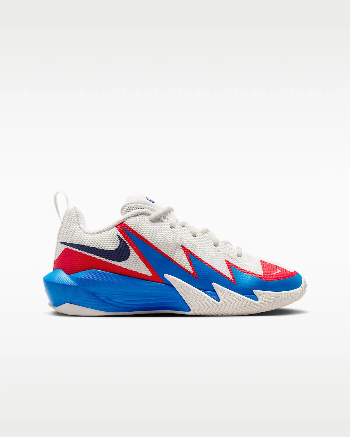 Кроссовки баскетбольные Nike S.T. Dynamite для старших детей, Sail/Photo Blue/University Red/Midnight Navy — фото 3