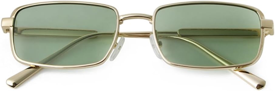 

Модные солнцезащитные очки в металлической оправе синего цвета для мужчин и женщин, винтажные узкие очки для вождения, солнцезащитные очки для мужчин с защитой от УФ-излучения SZVVBKK, 4