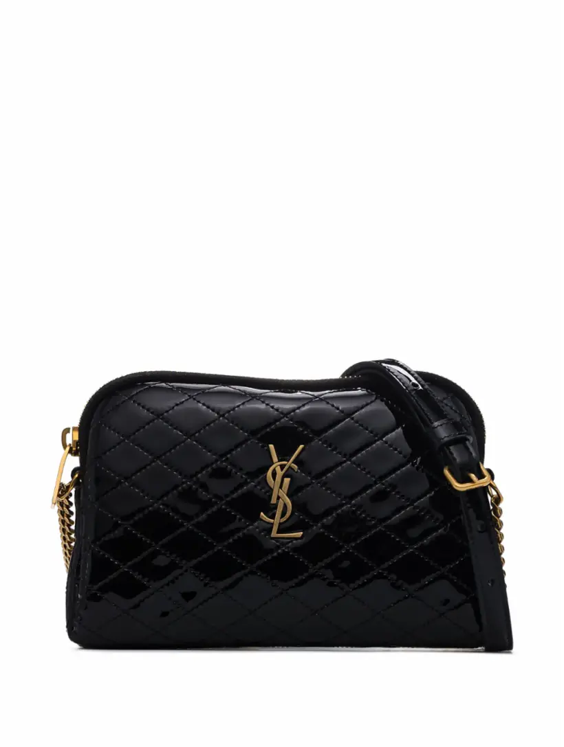 

Стеганая сумка через плечо Gaby Saint Laurent, черный