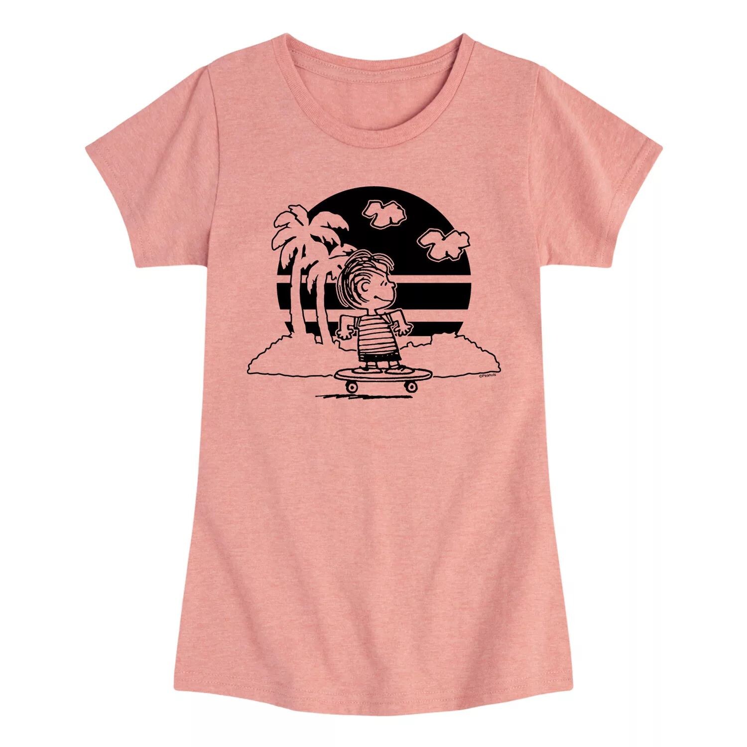 

Футболка для скейтбординга Peanuts Linus для девочек 7–16 лет Licensed Character