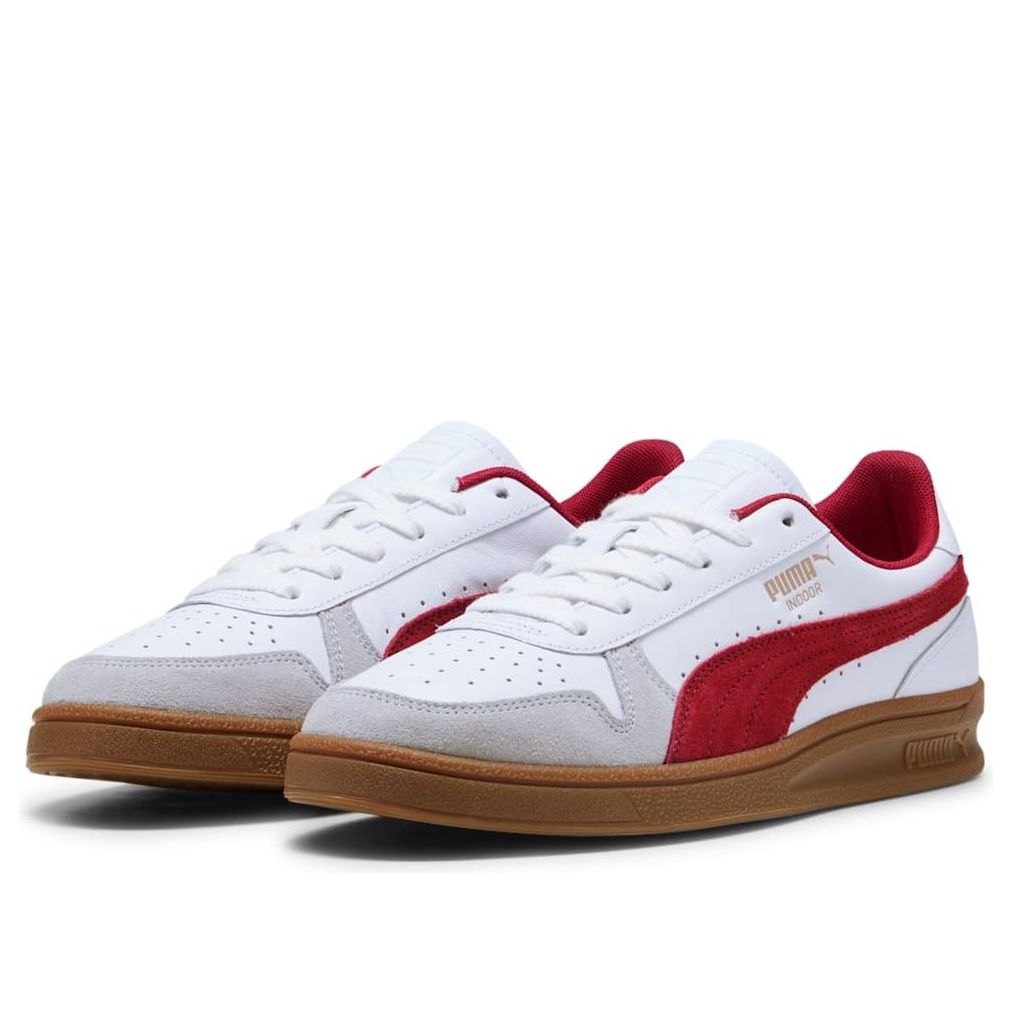 Кроссовки Puma Indoor 'Puma White Dark Crimson' — фото 2