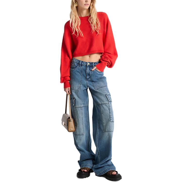 

Свитер с рукавом долман из шерсти MICHAEL KORS, red