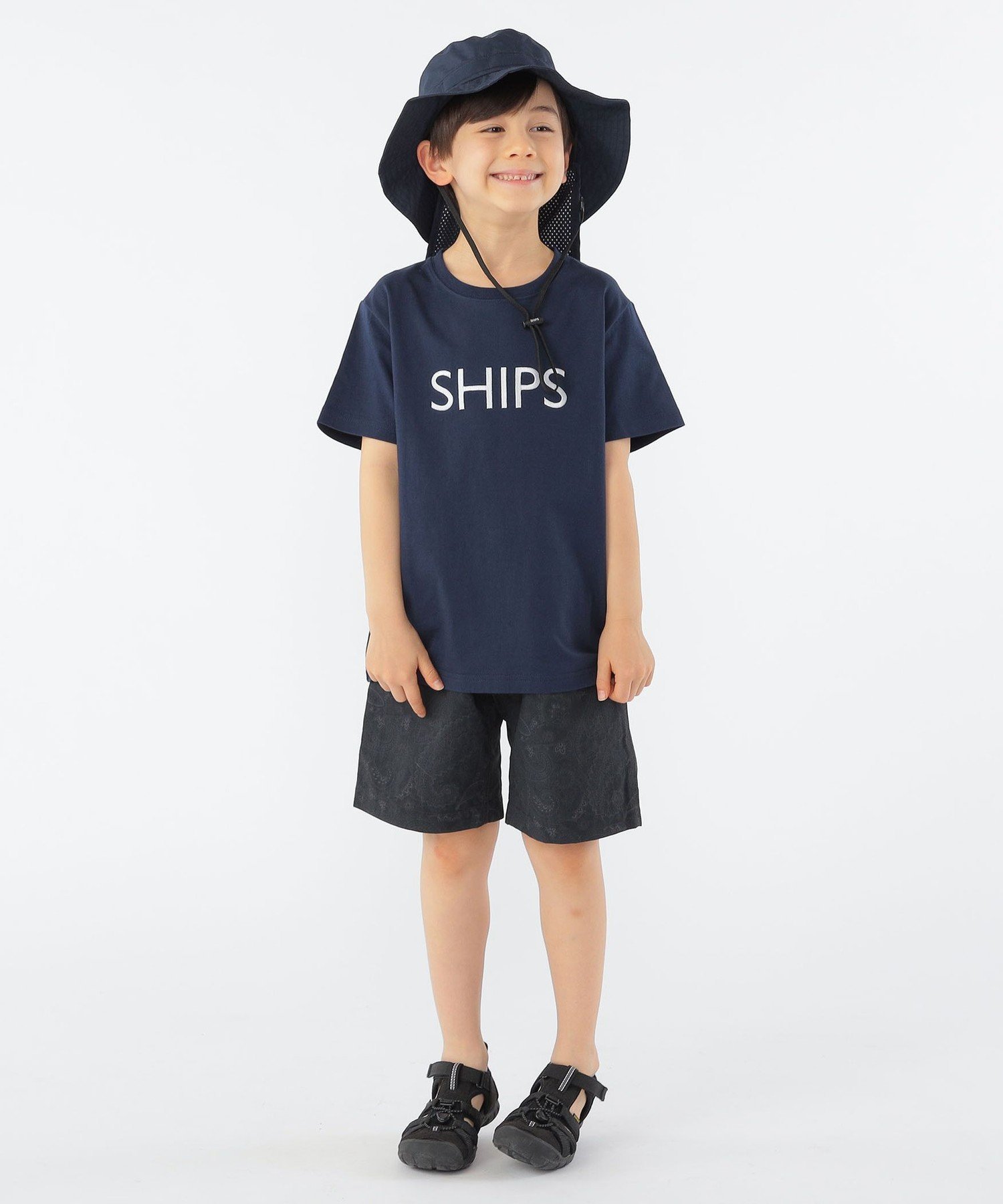 Шорты Gramicci: 100-160 см / Прочные нейлоновые шорты SHIPS KIDS, Charcoal Gray — фото 3