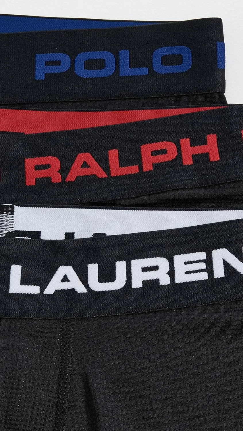 Боксеры 3-pack, POLO RALPH LAUREN, черный — фото 4