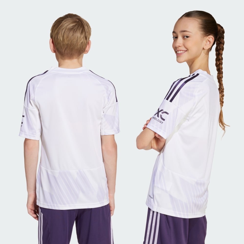 Джерси Adidas Manchester United 25/26 Away Jersey Kids, белый — фото 2