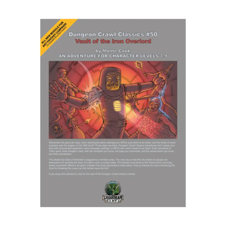 

Модуль Vault of the Iron Overlord, Dungeon Crawl Classics - #46-60 (d20)