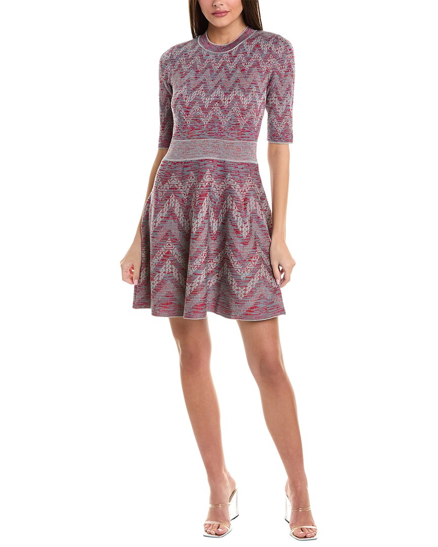 

Платье-свитер из смеси шерсти M Missoni, синий