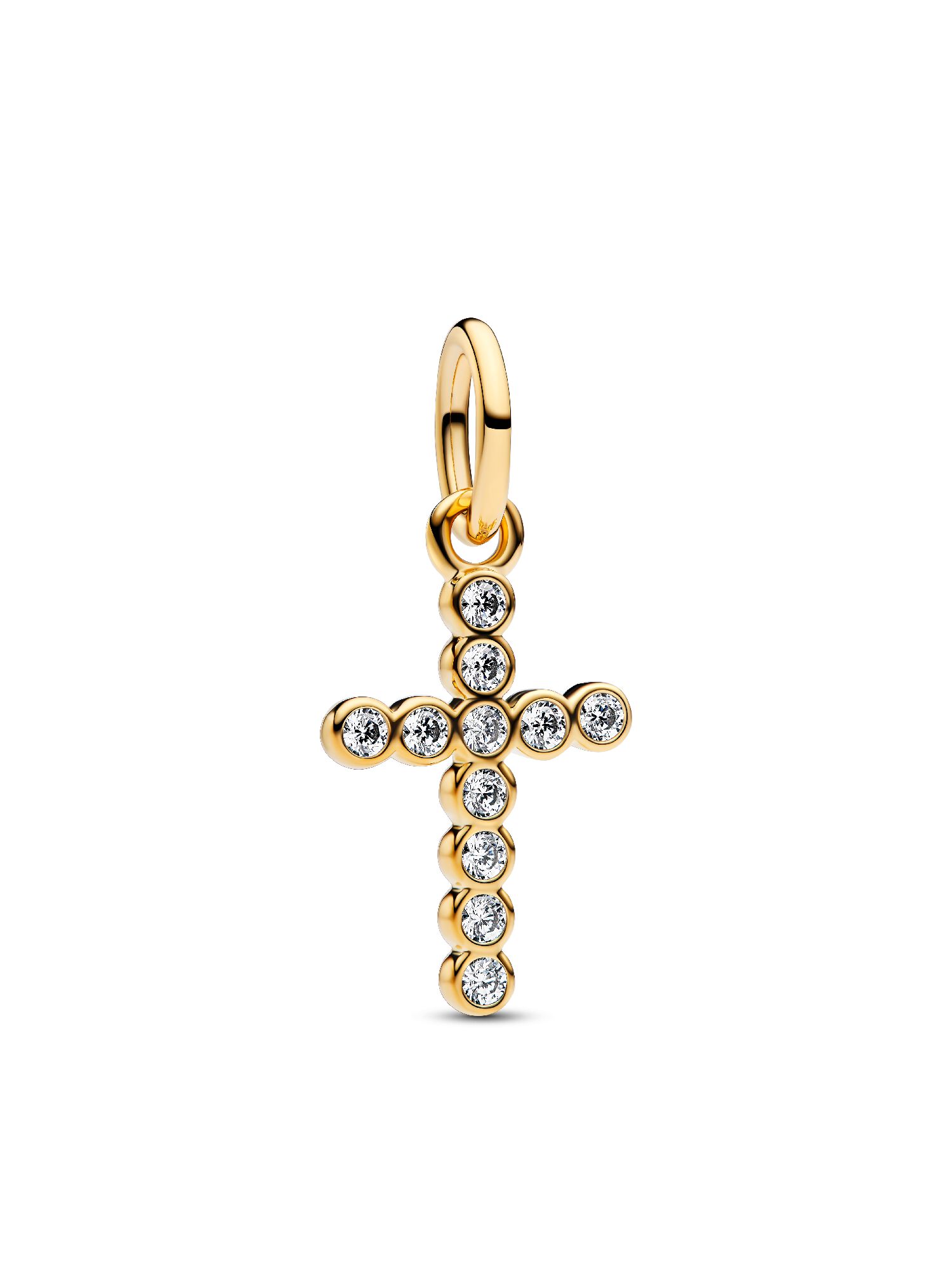 

Сверкающее ожерелье с круглым кулоном-крестом Pandora