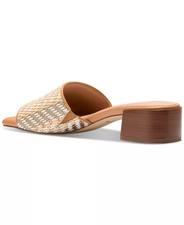 Женские босоножки Calli на блочном каблуке с одинарным ремешком Cole Haan, коричневый — фото 3