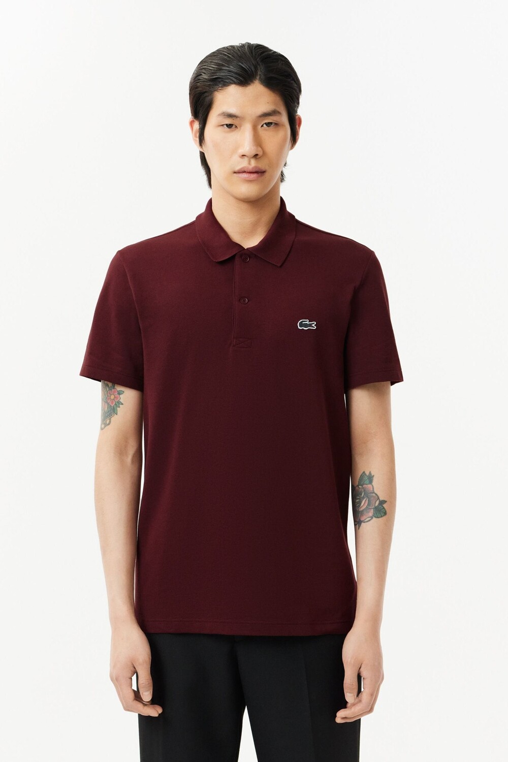 

Рубашка поло из хлопковой смеси, стандартного кроя Lacoste, коричневый