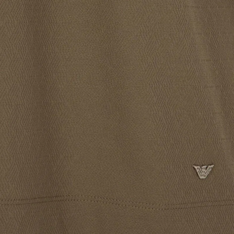 Футболка с вышитой нашивкой EMPORIO ARMANI, Brown — фото 4