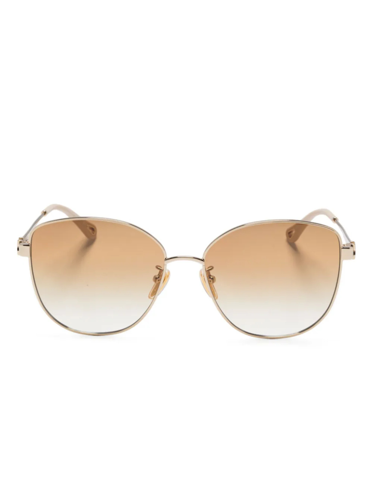 

Солнцезащитные очки в оправе «бабочка» Chloé Eyewear, золотой